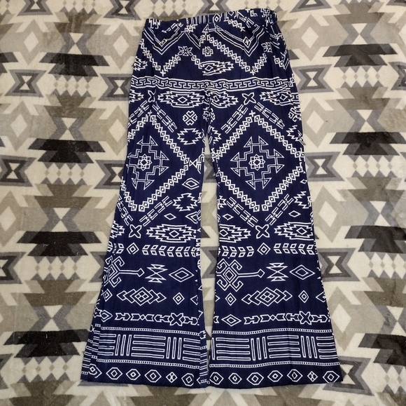 🌿 Lagaci Boho Pants Sz Large - Picture 1 of 7